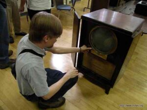 Inspecting the TV