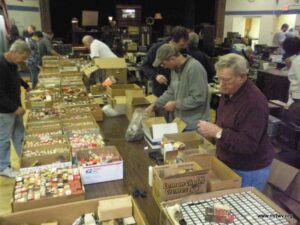 Swap meet in progress